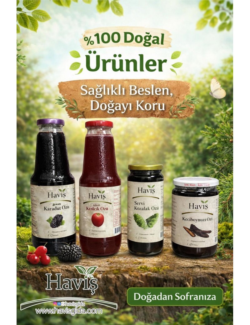 Taneli Karadut Özü 1350 gr