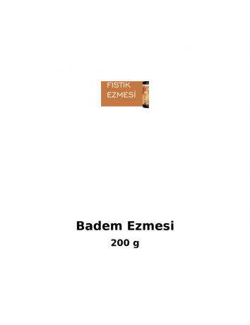Badem  Ezmesi 200 gr