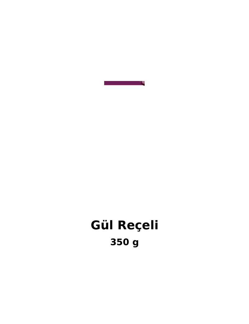 Gül Reçeli 350 gr