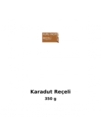 Karadut Reçeli 350 gr