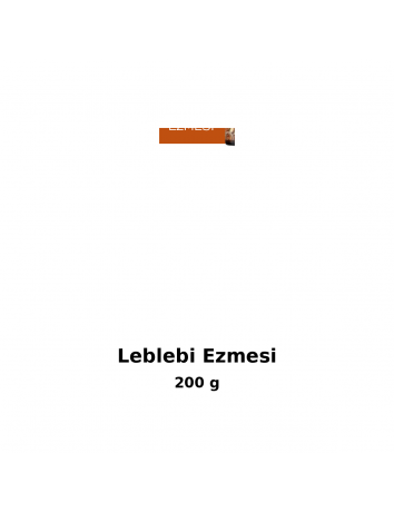 Leblebi Ezmesi 200 gr