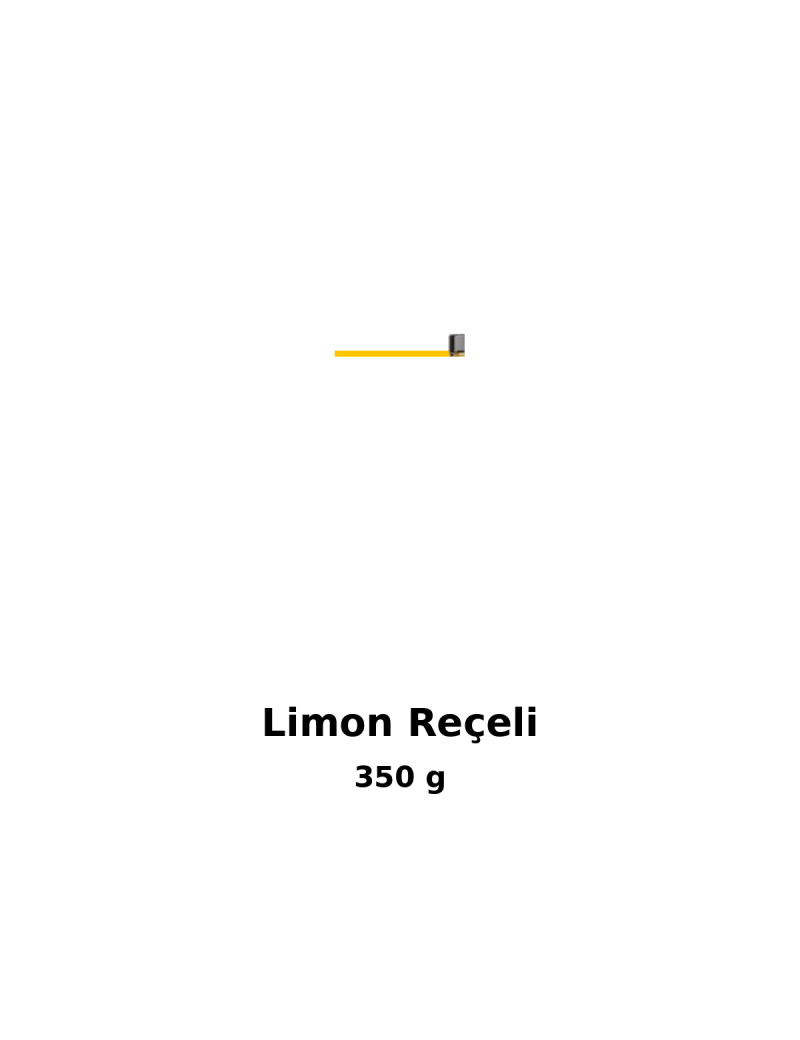 Limon Reçeli 350 gr