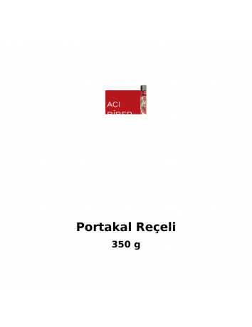 Portakal Reçeli 350 gr