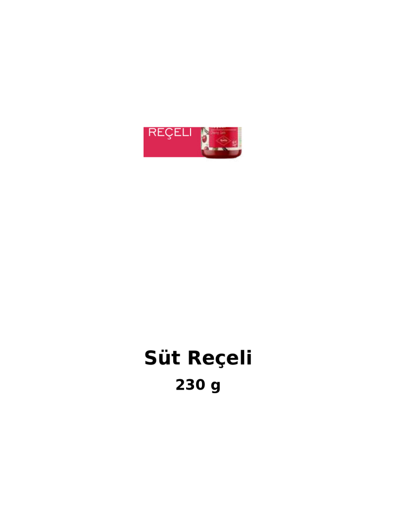 Süt  Reçeli 350