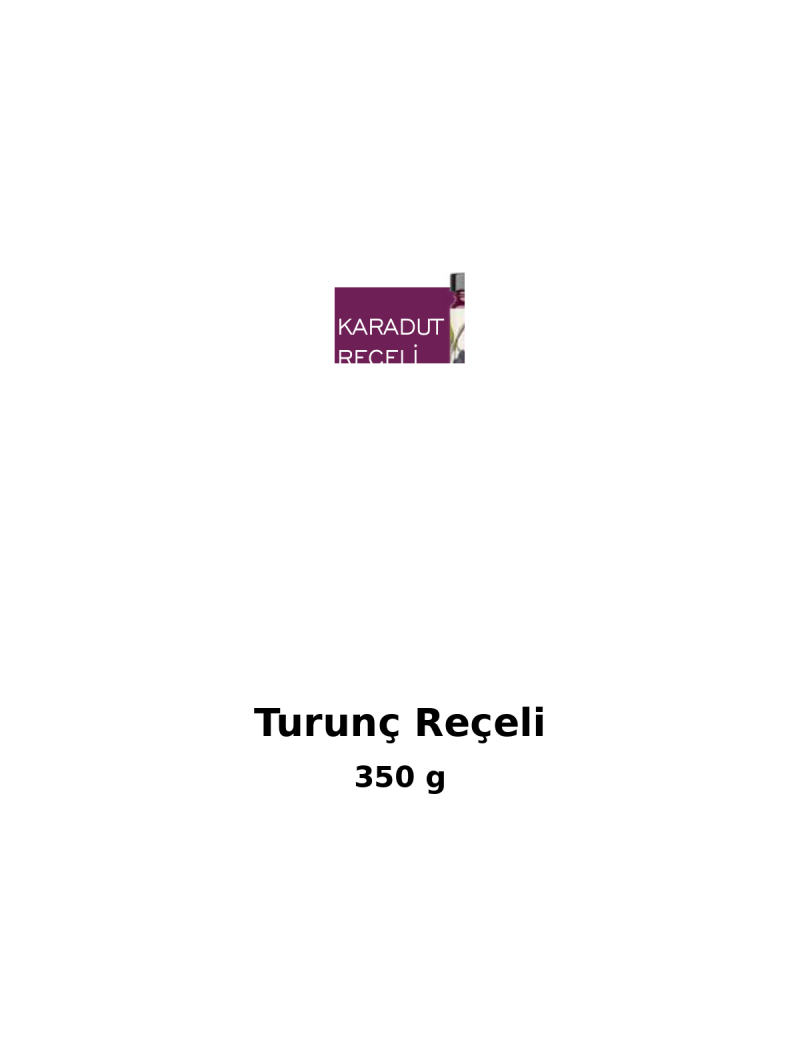 Turunç Reçeli 350 gr
