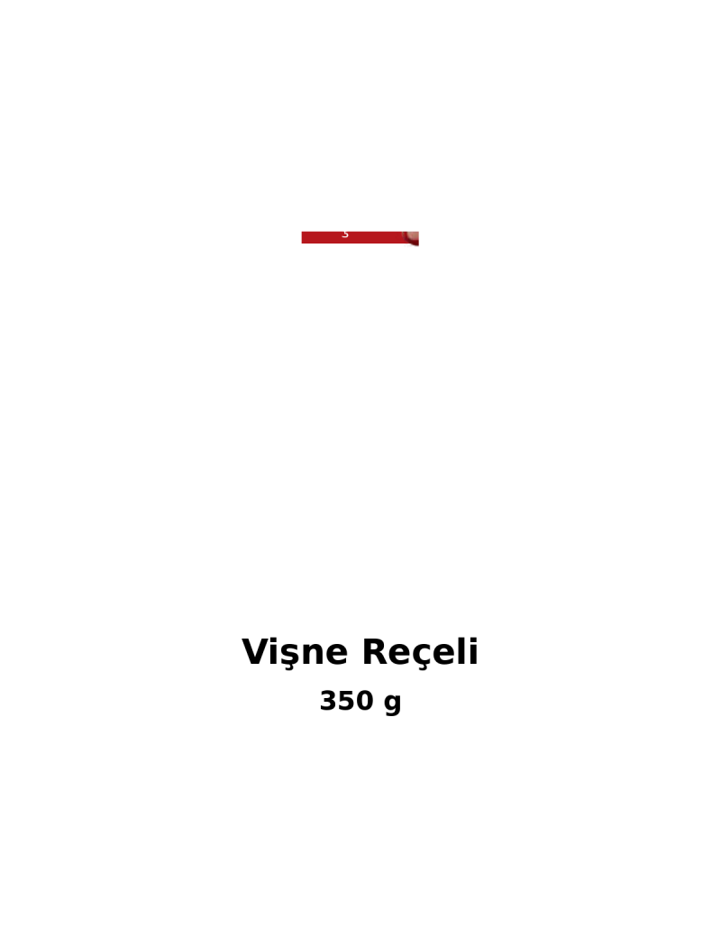 Vişne Reçeli 350 gr